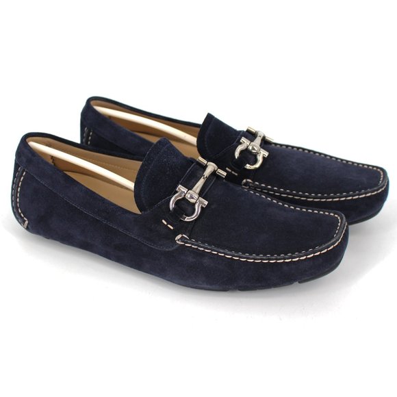 Salvatore Ferragamo Parigi Royal Suede Loafers 9EE main image 7